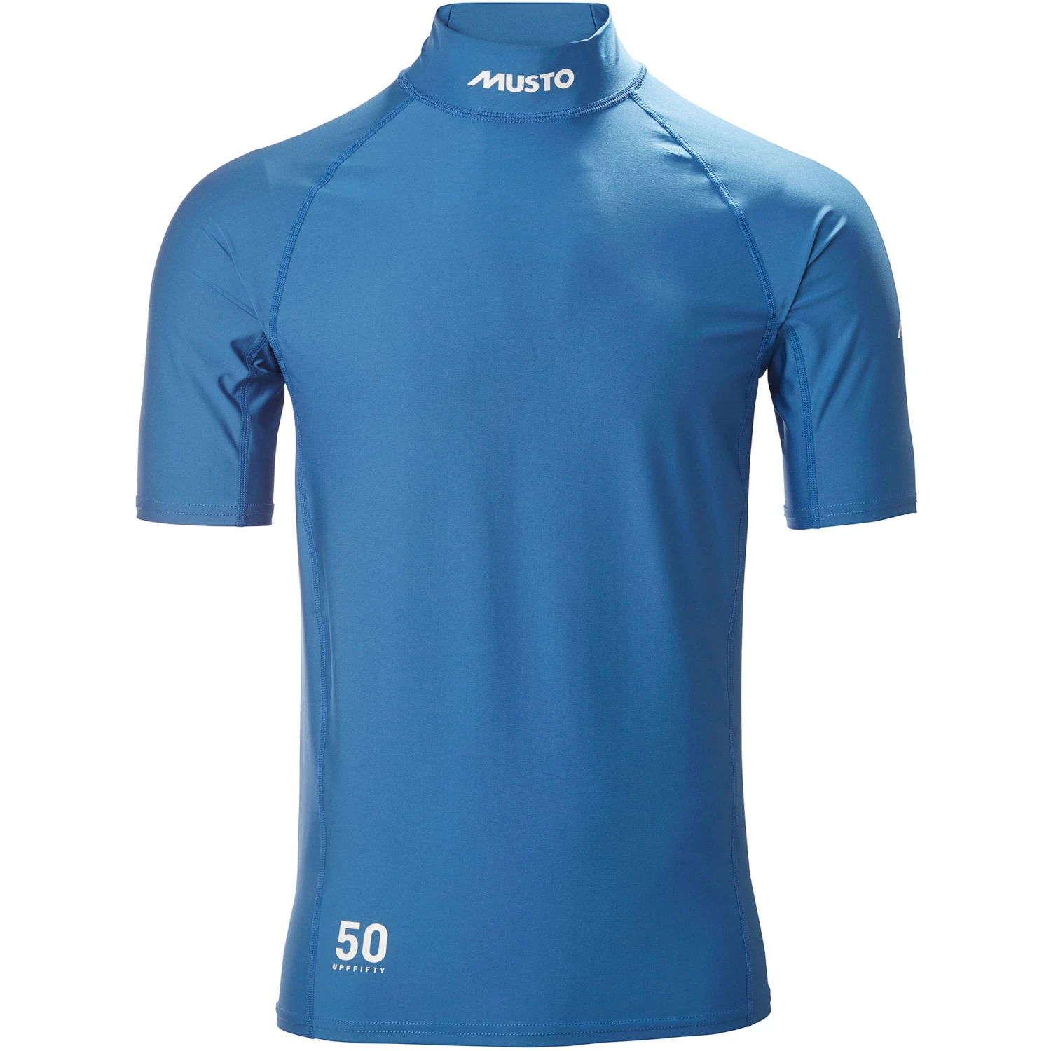 Musto Sunblock Dynamic Short Sleeve Rash Guard - Sky Diver Blue 1 Musto Sunblock Dynamic Short Sleeve Rash Guard - Sky Diver Blue