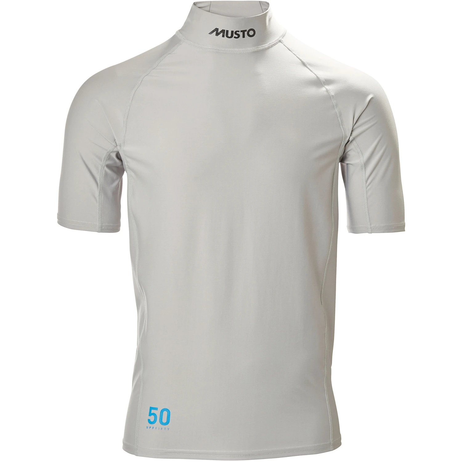 Musto Sunblock Dynamic Short Sleeve Rash Guard - Light Grey 1 Musto Sunblock Dynamic Short Sleeve Rash Guard - Light Grey