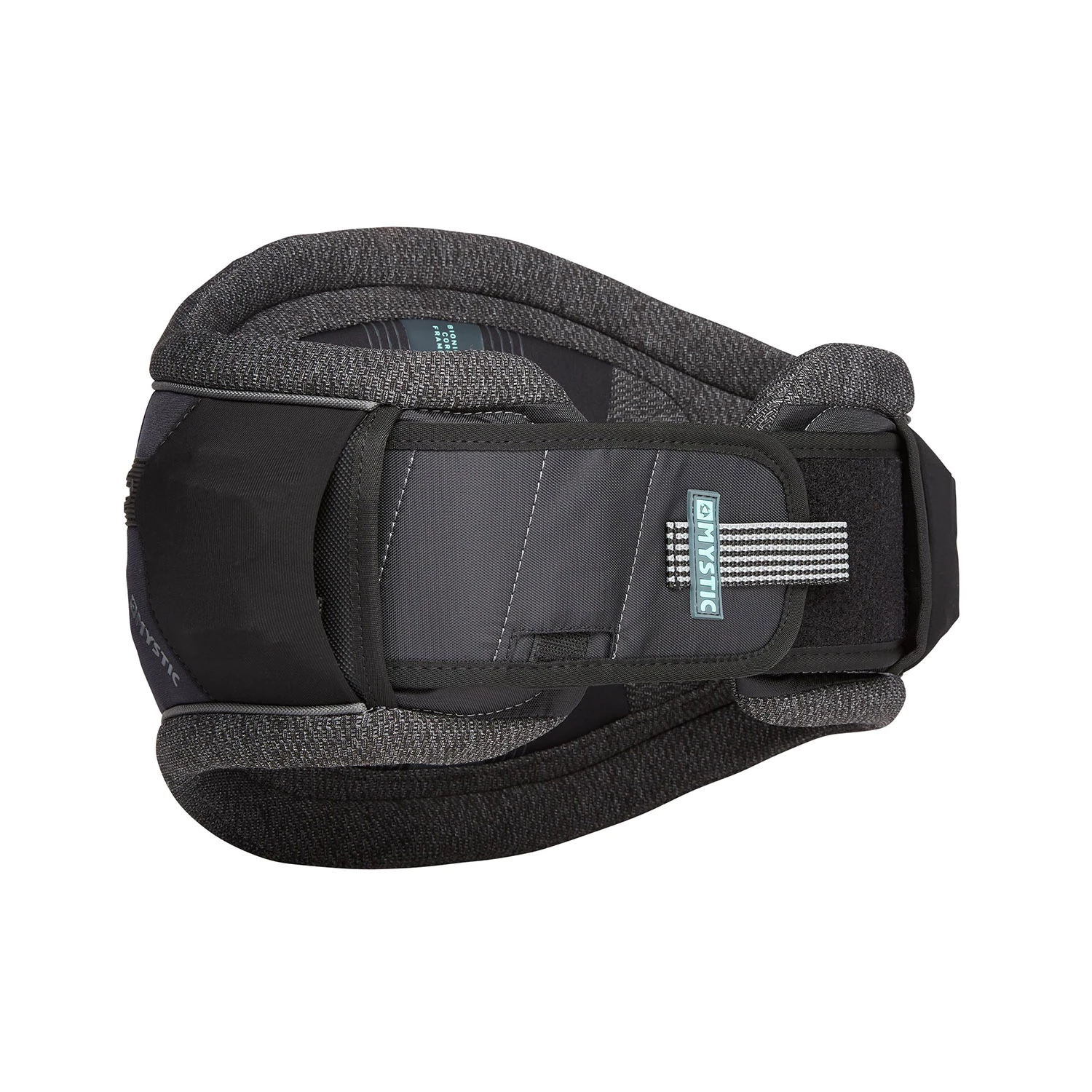 Mystic Majestic X Waist Harness No Spreader Bar - Black/Mint 2 Mystic Majestic X Waist Harness No Spreader Bar - Black/Mint - Image 2
