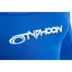 Typhoon Long Sleeve Flat Locked Rash Vest - Aqua Blue -Diving Specialty Store 2020 Typhoon Long sleeve mens aqua blue 4