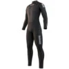 Mystic Brand 3/2mm Back-Zip Flatlock Wetsuit - Black