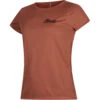 Mystic Womens Diva Shortsleeve Quickdry Top - Rusty Red