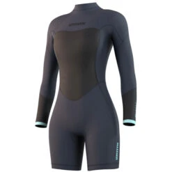 Mystic Womens Brand 3/2mm Longarm Shorty Wetsuit - Night Blue