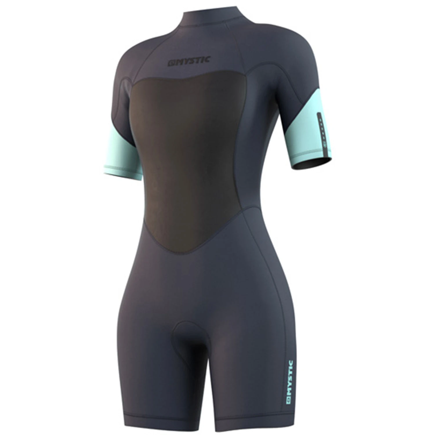 Mystic Womens Brand 3/2mm Shorty Wetsuit - Night Blue 1 Mystic Womens Brand 3/2mm Shorty Wetsuit - Night Blue