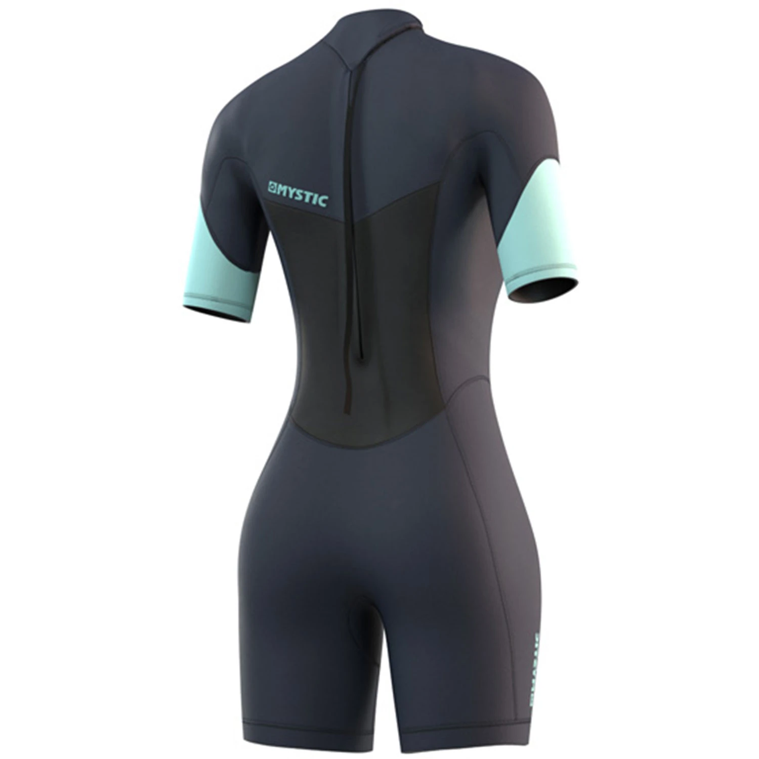 Mystic Womens Brand 3/2mm Shorty Wetsuit - Night Blue 2 Mystic Womens Brand 3/2mm Shorty Wetsuit - Night Blue - Image 2