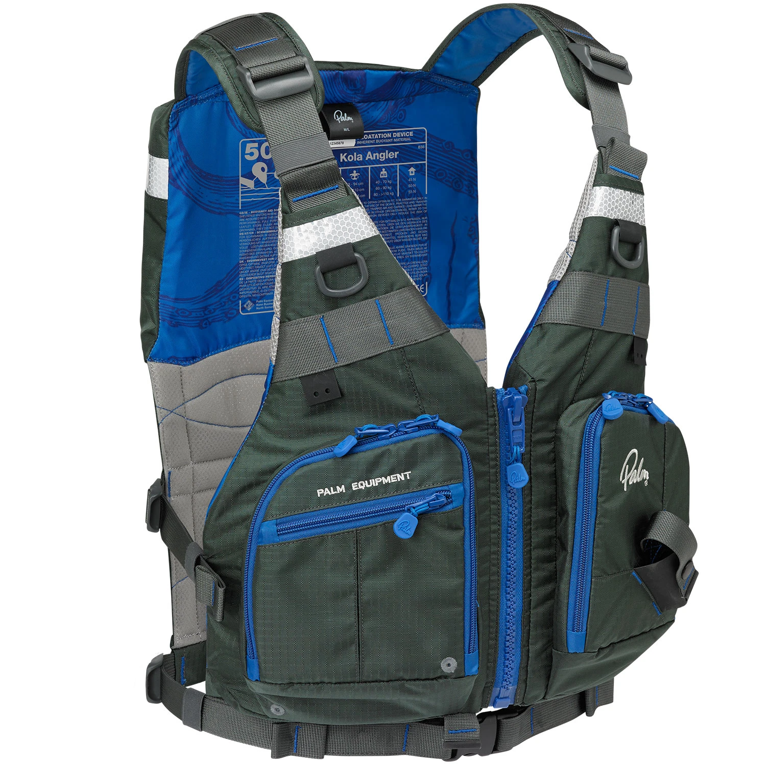 Palm Kola Angler PFD Buoyancy Aid - Jet Grey 1 Palm Kola Angler PFD Buoyancy Aid - Jet Grey