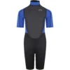 Typhoon Storm3 Boys 3/2mm Shorty Wetsuit - Nite Blue