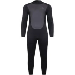 Typhoon Storm3 3/2mm Back Zip Wetsuit - Black