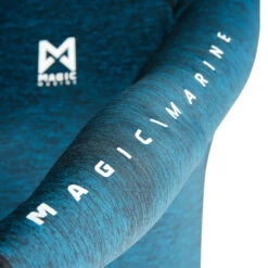 Magic Marine Womens Cube Long Sleeve Rashvest - Dark Blue Melee -Diving Specialty Store 2022 Magic Marine Womens Cube Long Sleeve Rash Guard Dark Blue Melee MM081011 4MM081011 448 05