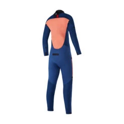 Mystic Junior Star 5/4mm Back-Zip Wetsuit - Night Blue -Diving Specialty Store 2022 Mystic Junior Star 54mm Backzip Wetsuit Navy Lime 220040 449 04