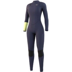 Mystic Womens Dazzled 5/3 Double Front Zip Wetsuit - Night Blue
