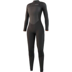 Mystic Womens GEM 5/4 Chest- Zip Wetsuit - Black