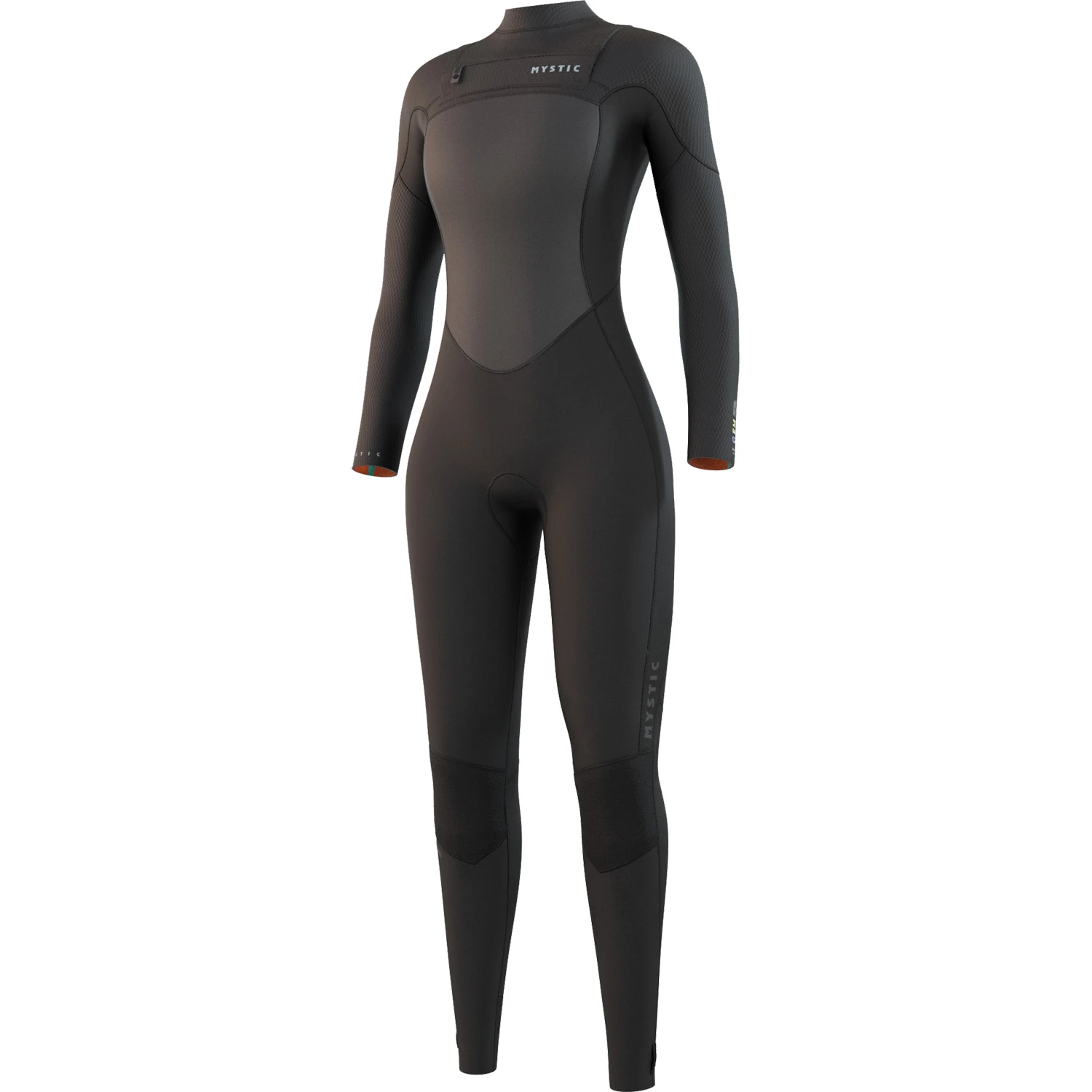 Mystic Womens GEM 5/4 Chest- Zip Wetsuit - Black 1 Mystic Womens GEM 5/4 Chest- Zip Wetsuit - Black