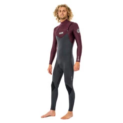 Rip Curl Dawn Patrol 5/3mm Chest Zip Wetsuit - Wine -Diving Specialty Store 2022 Rip Curl Dawn Patrol Chest Zip 53 Wetsuit Wine WSM9GM 0463 1