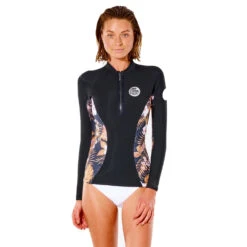Rip Curl Womens G-Bomb 1mm Wetsuit Jacket - Black/Gold -Diving Specialty Store 2022 Rip Curl Womens G Bomb Wetsuit Jacket 112WWJ 5040 3