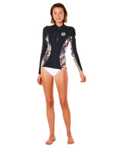 Rip Curl Womens G-Bomb 1mm Wetsuit Jacket - Black/Gold -Diving Specialty Store 2022 Rip Curl Womens G Bomb Wetsuit Jacket 112WWJ 5040 4