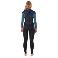 Rip Curl Womens Omega 5/3mm Back-Zip Wetsuit - Green -Diving Specialty Store 2022 Rip Curl Womens Omega Chest Zip 53 Wetsuit Green 3