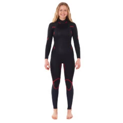 Rip Curl Womens Omega 5/3mm Back-Zip Wetsuit - Green -Diving Specialty Store 2022 Rip Curl Womens Omega Chest Zip 53 Wetsuit Green 4