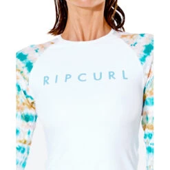 Rip Curl Womens Summer Breeze LS UV Rash Top - White -Diving Specialty Store 2022 Rip Curl Womens Summer Breeze LS RAshguard White 117WRV 1000 5