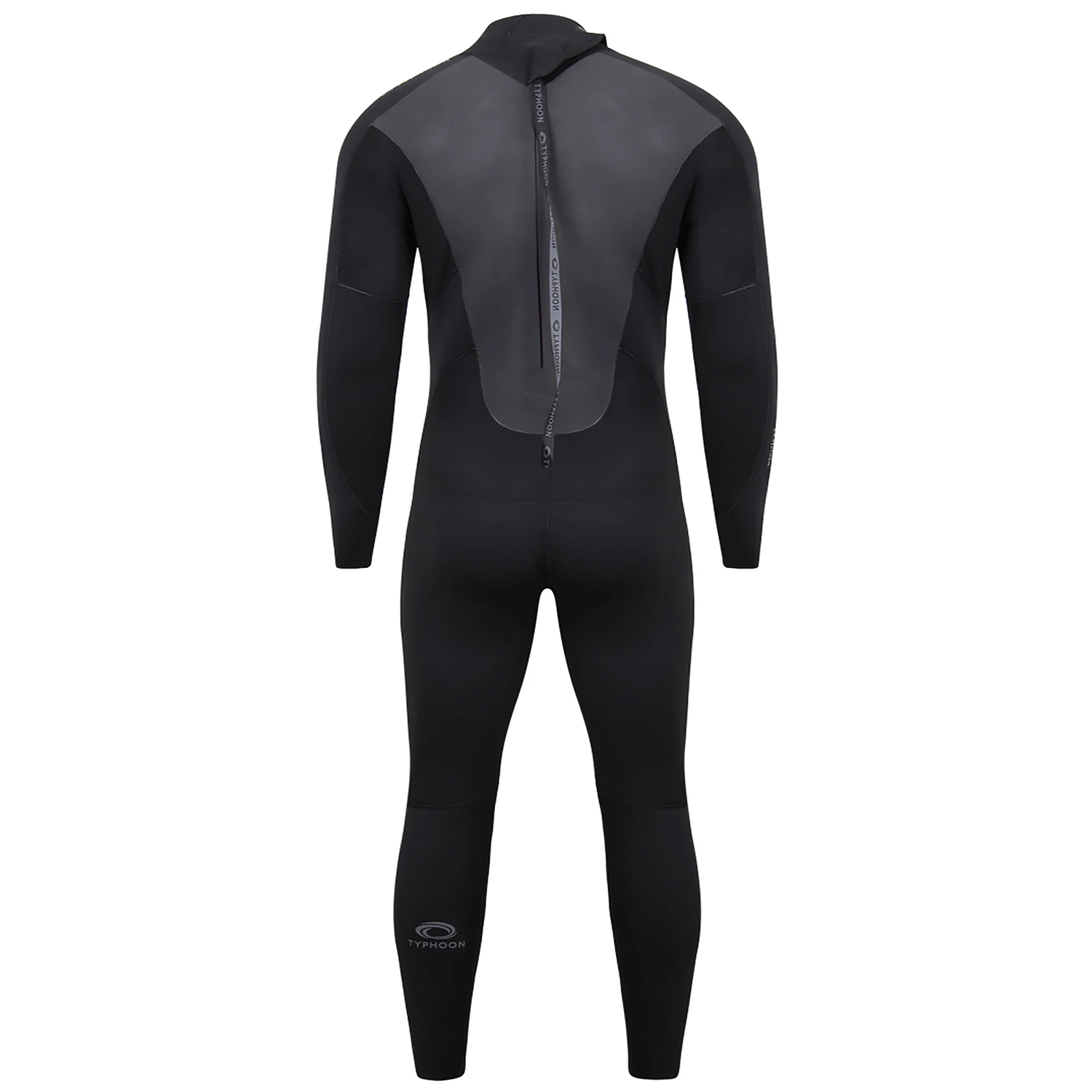 Typhoon Storm5 5/4mm BackZip Wetsuit - Black 2 Typhoon Storm5 5/4mm BackZip Wetsuit - Black - Image 2