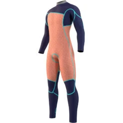 Mystic MAJESTIC 4/3 GBS Front Zip Wetsuit - Navy -Diving Specialty Store 2023 Majestic Chestzip Fullsuit Navy 3 2