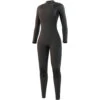 Mystic Womens Jayde 4/3mm Chest-Zip Fullsuit Wetsuit - Black