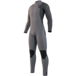 Mystic Marshall 5/3mm Front-Zip Fullsuit Wetsuit - Light Grey