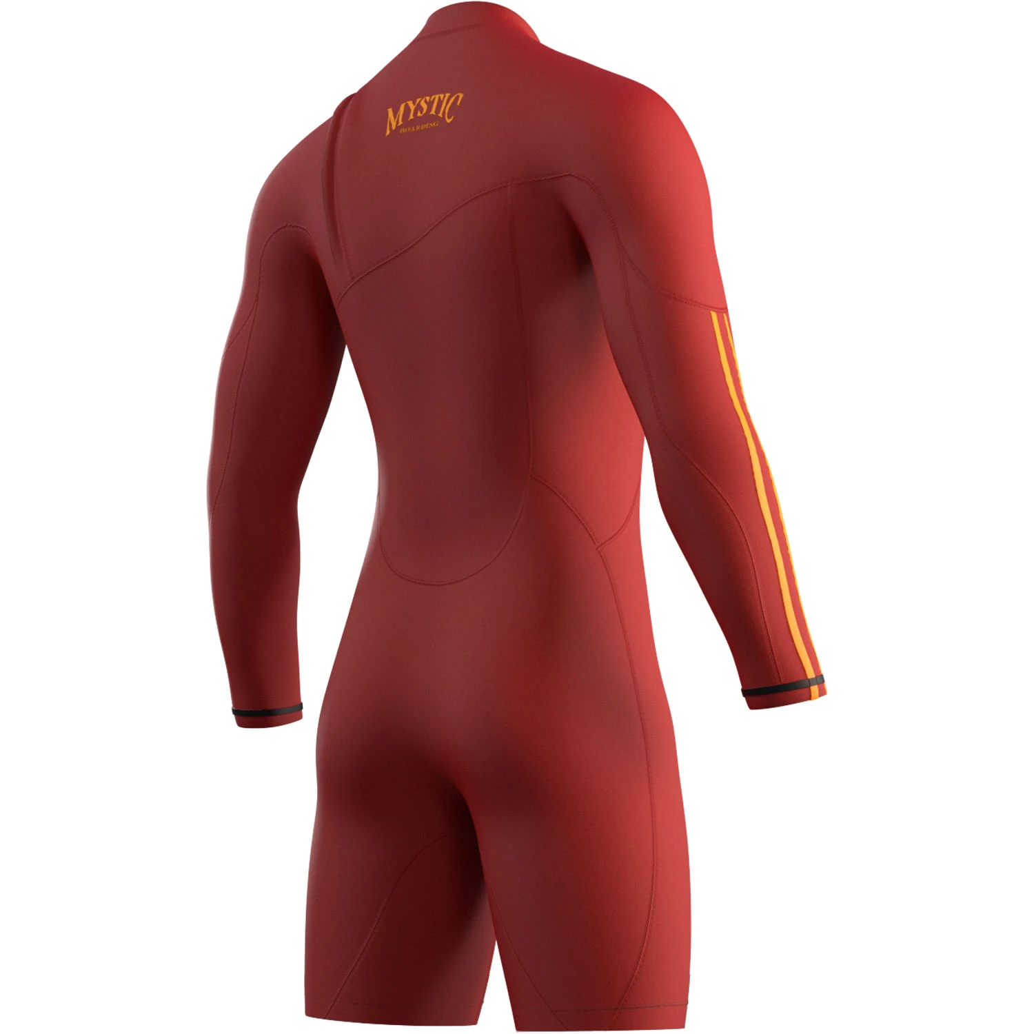 Mystic THE ONE 3/2mm Zip-Free Long Arm Shorty Wetsuit - Red 2 Mystic THE ONE 3/2mm Zip-Free Long Arm Shorty Wetsuit - Red - Image 2