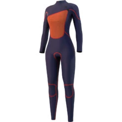Mystic Womens The One 4/3 GBS Zip-Free Wetsuit - Dark Olive -Diving Specialty Store 2023 Mystic Womens Wetsuit 230122 643 03