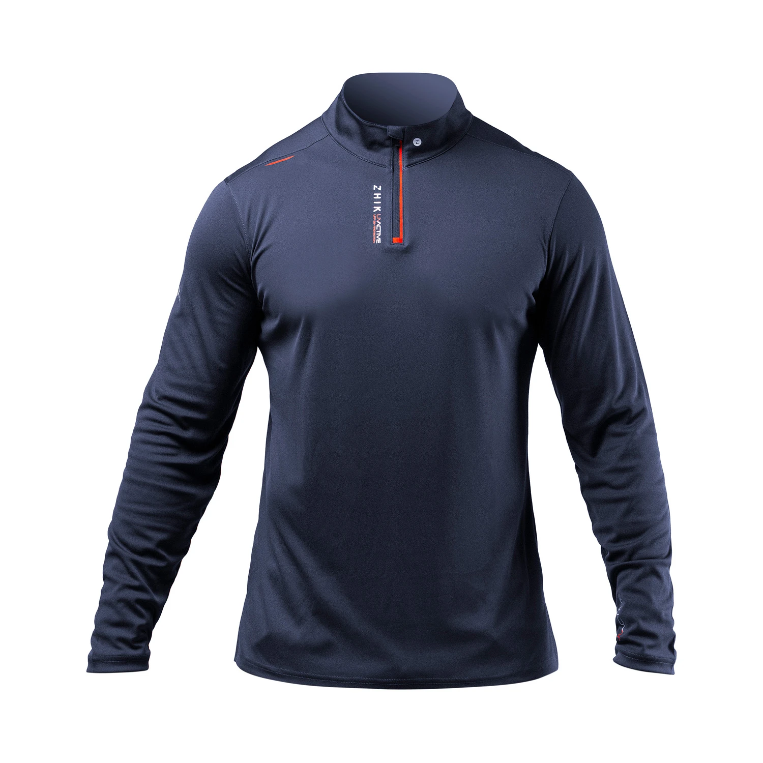 Zhik UV Active 1/4 Zip Long Sleeve Quick Dry UV50+ Top - Navy 1 Zhik UV Active 1/4 Zip Long Sleeve Quick Dry UV50+ Top - Navy