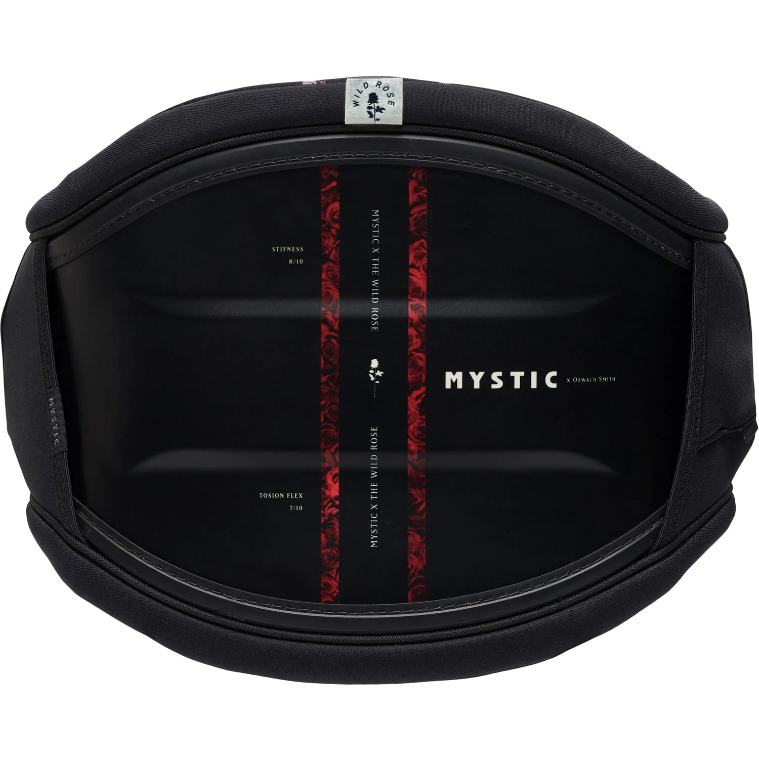 Mystic Majestic OS Waist Harness No Spreader Bar - Black/Red 1 Mystic Majestic OS Waist Harness No Spreader Bar - Black/Red