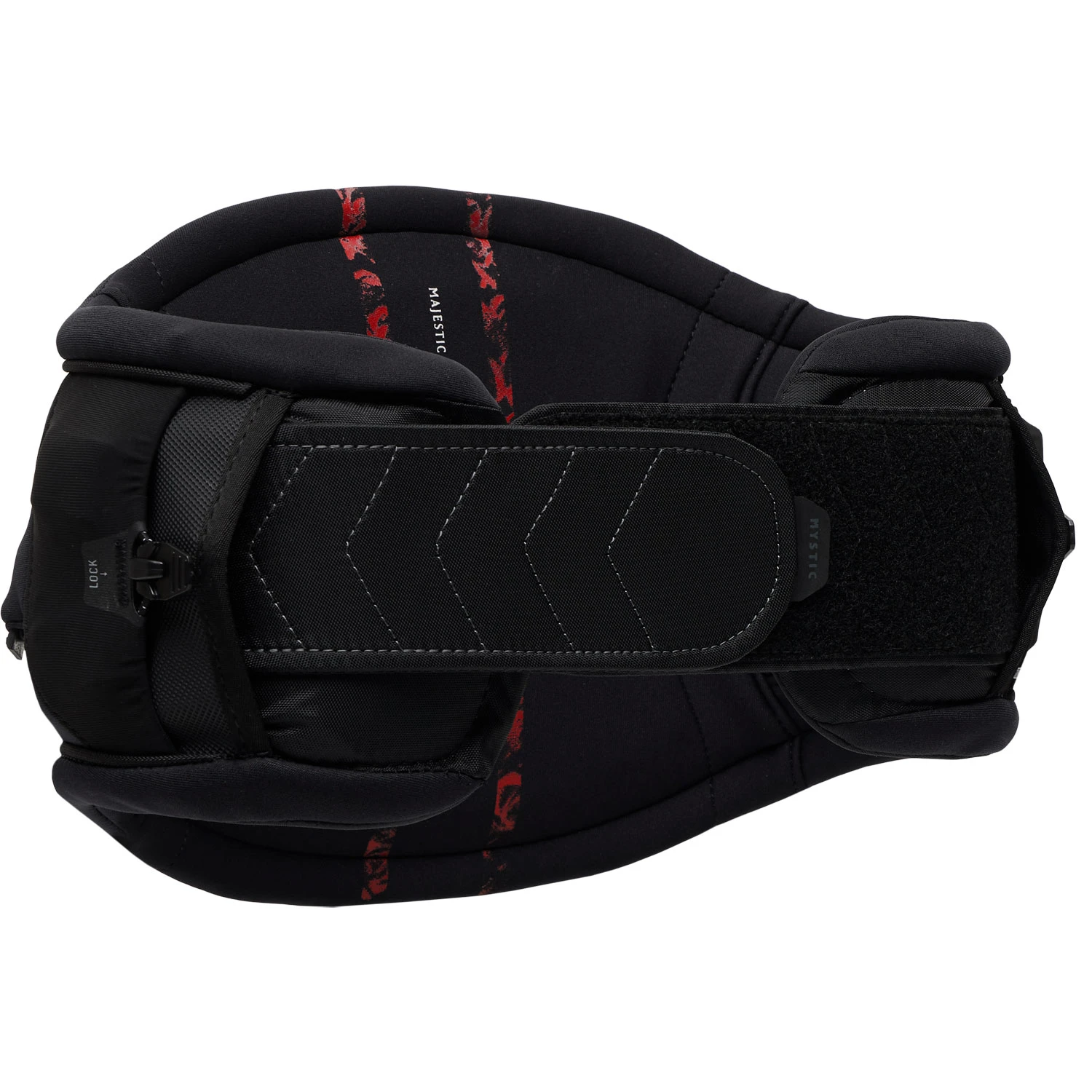 Mystic Majestic OS Waist Harness No Spreader Bar - Black/Red 2 Mystic Majestic OS Waist Harness No Spreader Bar - Black/Red - Image 2