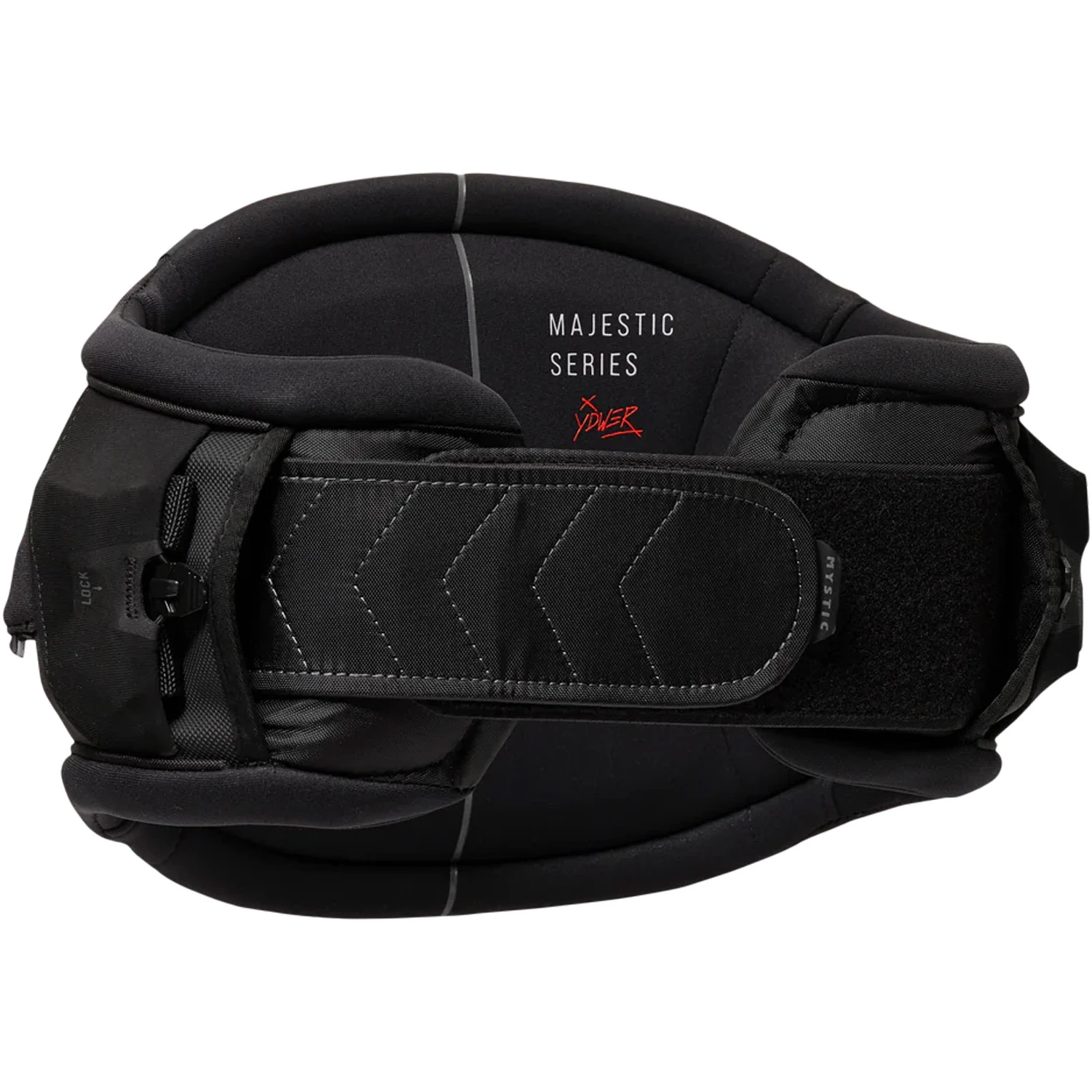 Mystic Majestic YDWER Waist Harness No Spreader Bar - Black/White 2 Mystic Majestic YDWER Waist Harness No Spreader Bar - Black/White - Image 2