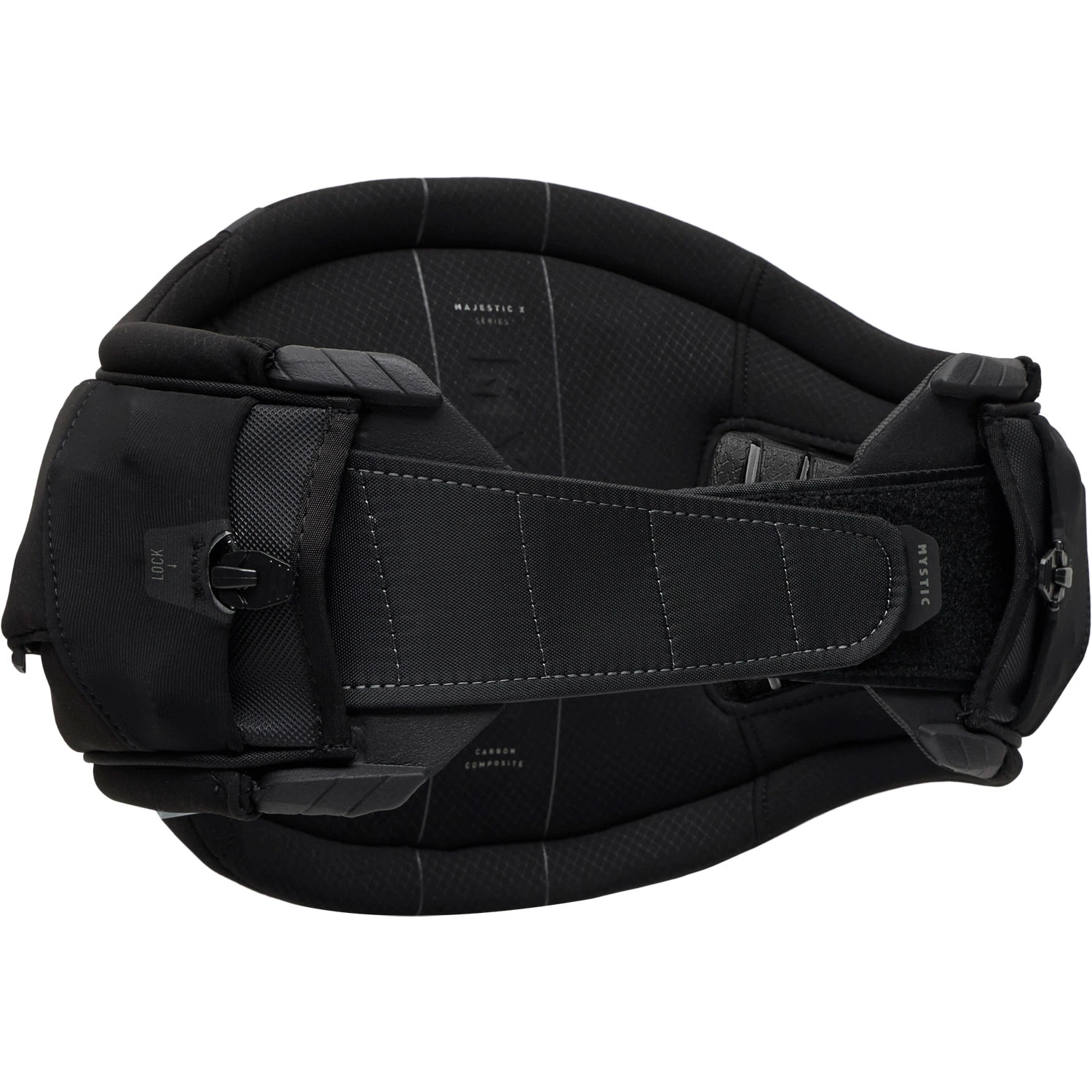 Mystic Majestic X Waist Harness No Spreader Bar - Black 2 Mystic Majestic X Waist Harness No Spreader Bar - Black - Image 2