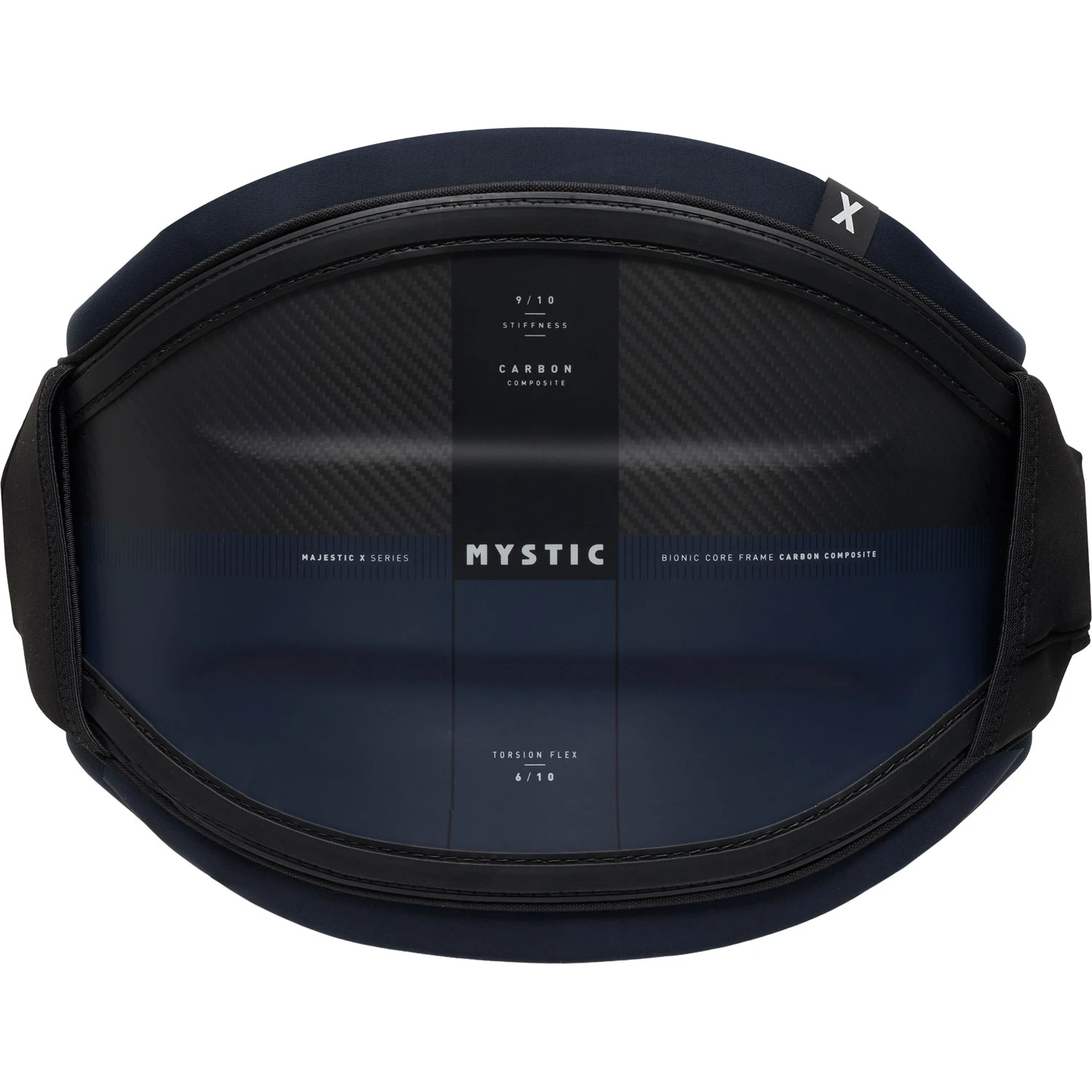 Mystic Majestic X Waist Harness No Spreader Bar - Navy 1 Mystic Majestic X Waist Harness No Spreader Bar - Navy