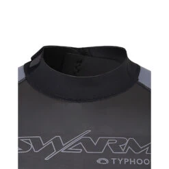 Typhoon Swarm3 3/2mm Shorty Wetsuit - Black -Diving Specialty Store 250982 SWARM3 SHORTY BLACK GRAPHITE 3 copy