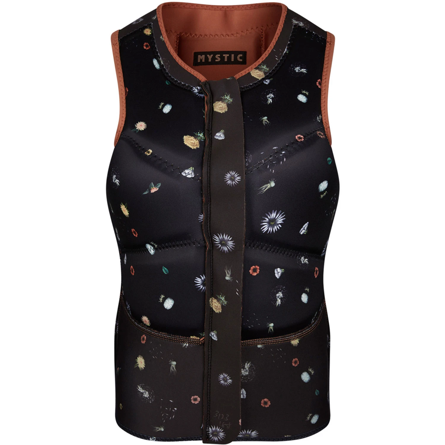 Mystic Womens DIVA Kite Surfing F-Zip Impact Vest - Rusty Red 3 Mystic Womens DIVA Kite Surfing F-Zip Impact Vest - Rusty Red - Image 3