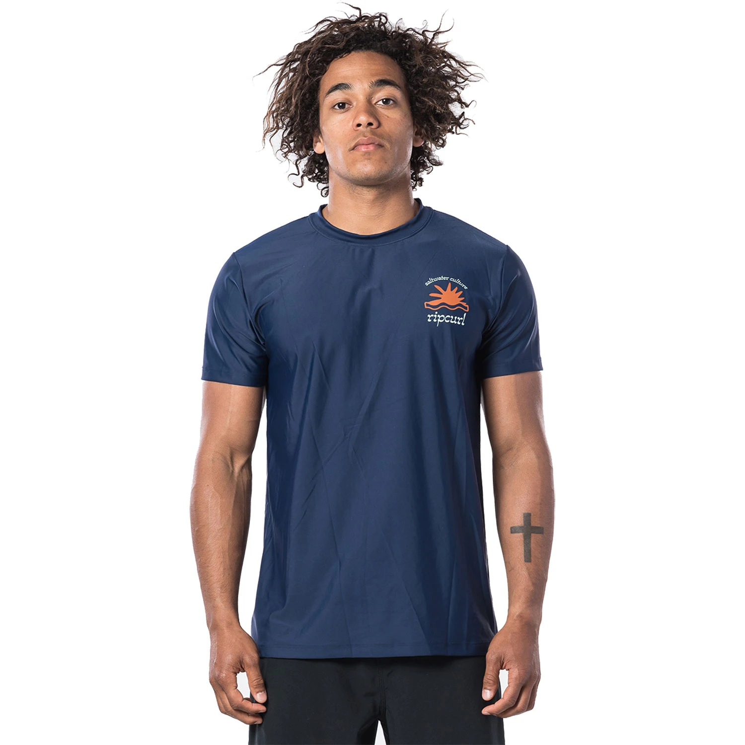 Rip Curl Wilder Short Sleeve Loose Fit UV Tee - Navy 1 Rip Curl Wilder Short Sleeve Loose Fit UV Tee - Navy
