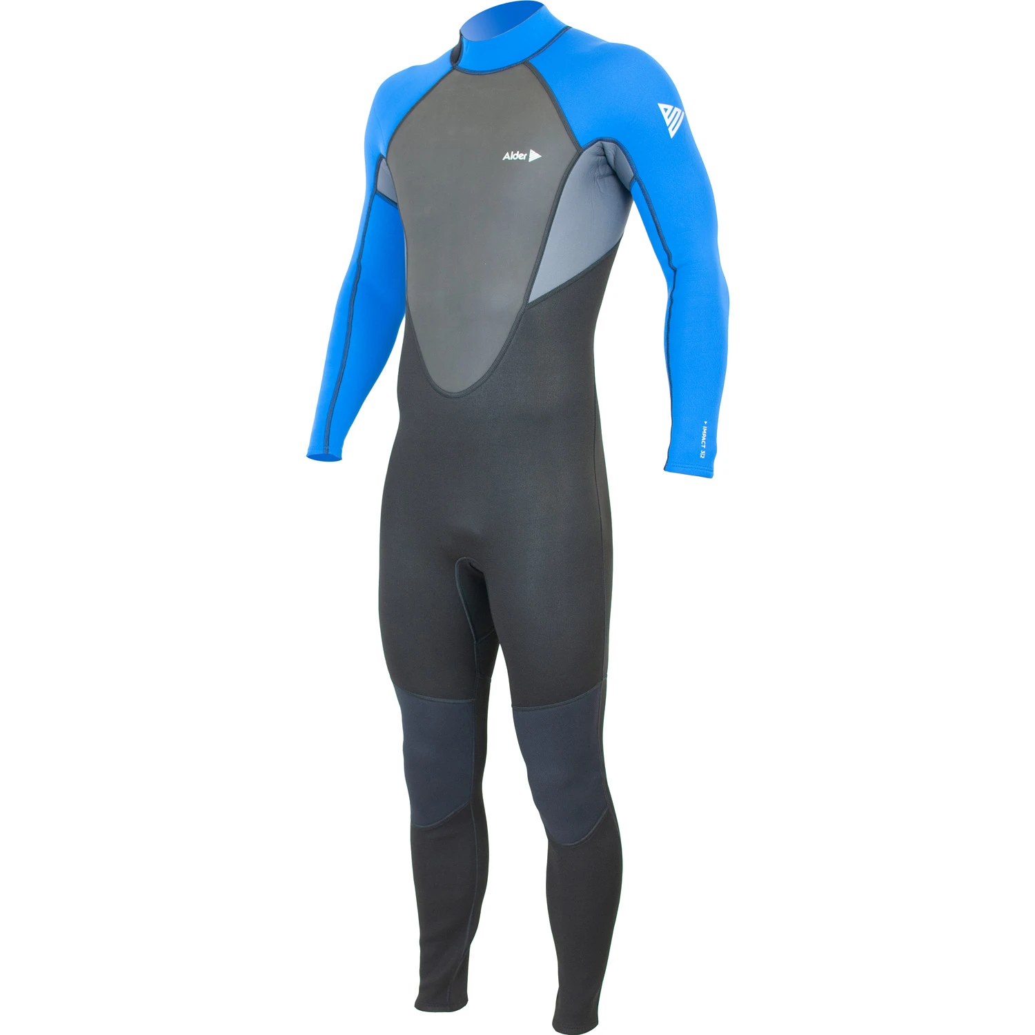 Alder Impact 3/2mm Flatlock Backzip Wetsuit - Royal Blue 1 Alder Impact 3/2mm Flatlock Backzip Wetsuit - Royal Blue