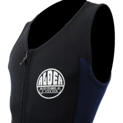 Alder Quatro 3/2mm Front Zip Long John Wetsuit - Black/Blue -Diving Specialty Store Alder Quatro Front Zip Longjohn Wetsuit 3