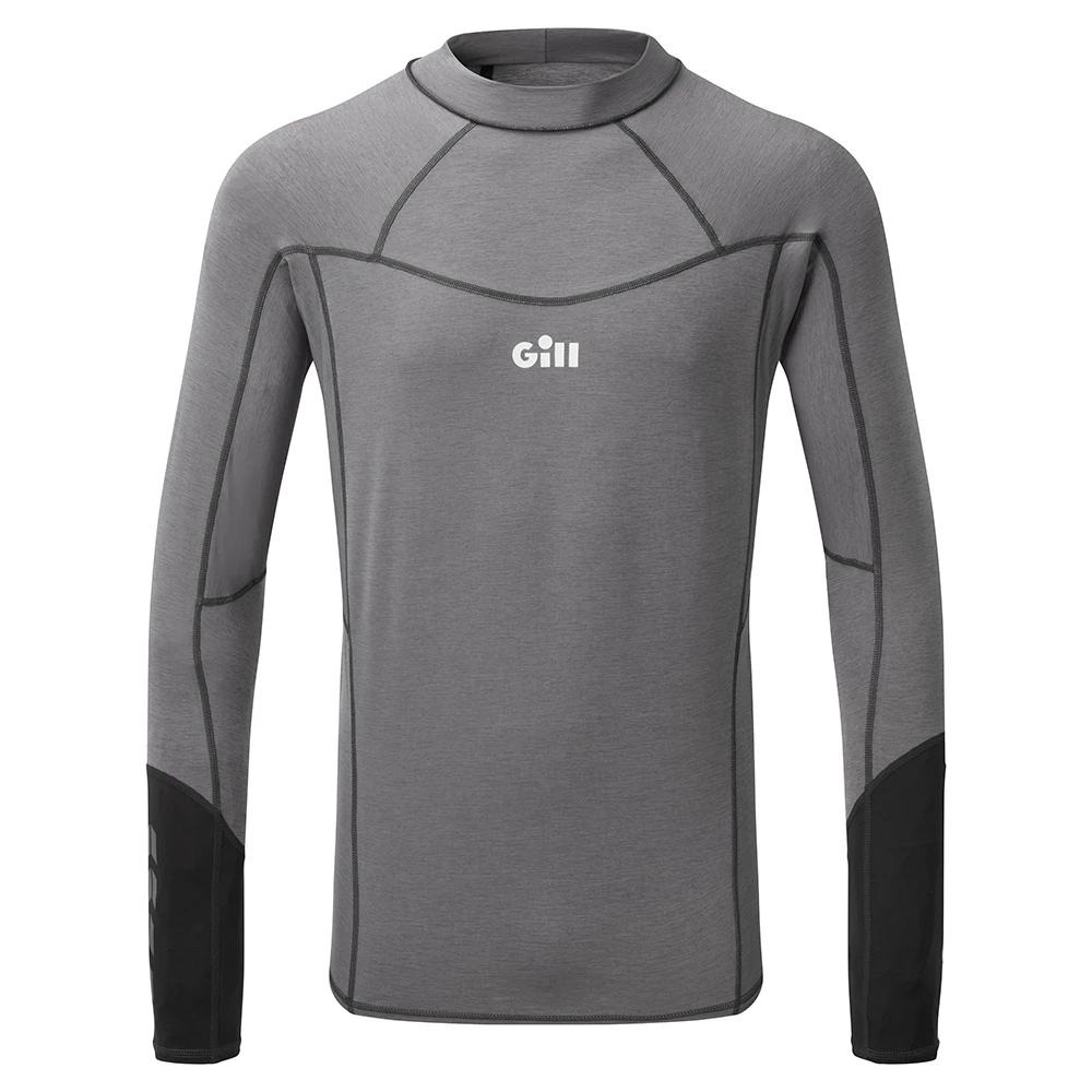 Gill ECO Rash Vest Long Sleeve - Grey 1 Gill ECO Rash Vest Long Sleeve - Grey