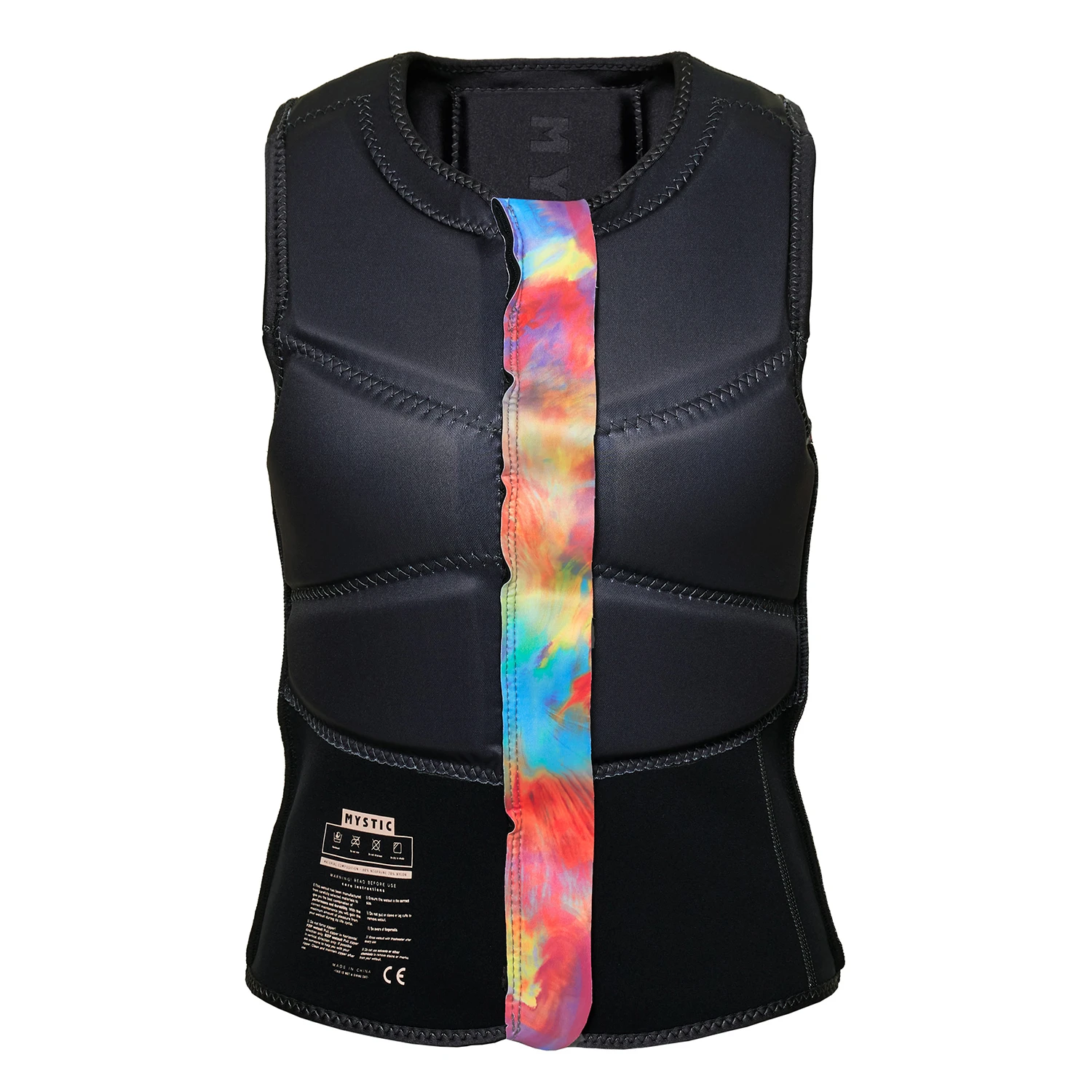 Mystic Womens Ruby Kite Surfing Front-Zip Impact Vest - Dark Grey - Image 3