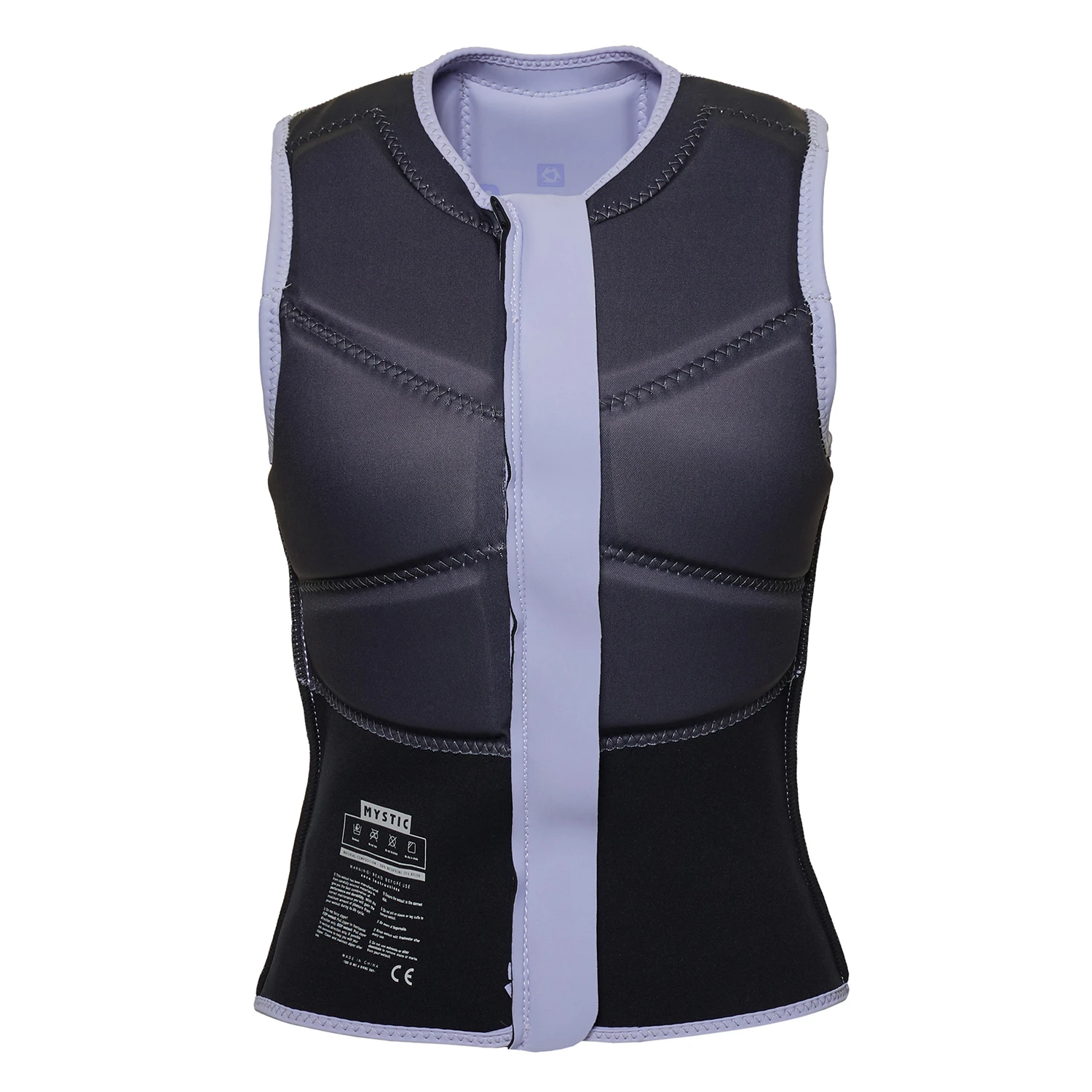 Mystic Womens Star Kite Surfing Front-Zip Impact Vest - Pastel Lilac - Image 3