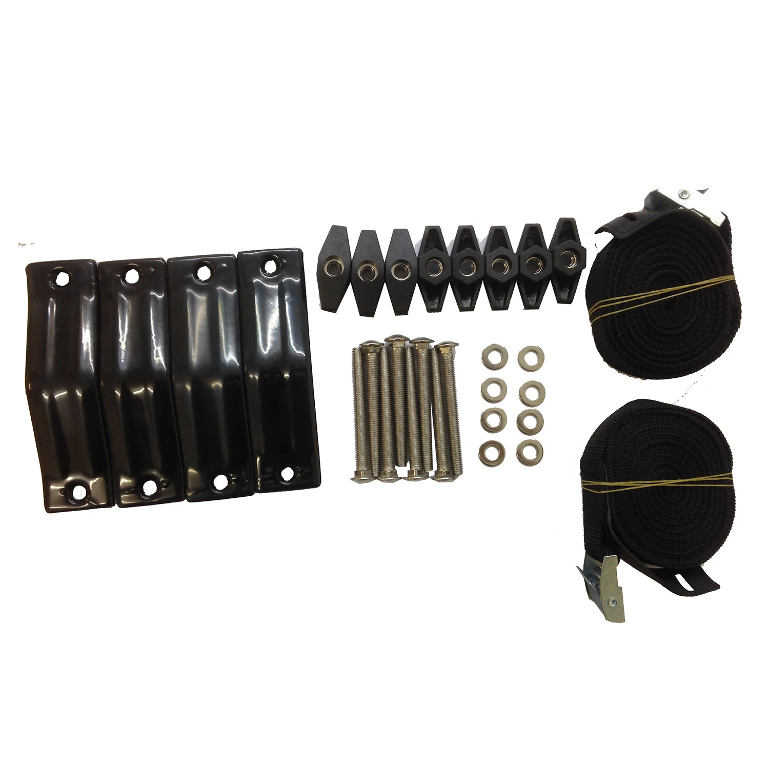 RUK Hawk Heavy Duty Folding J Bars Kayak Roof Carriers Pair Includes Straps 3 RUK Hawk Heavy Duty Folding J Bars Kayak Roof Carriers Pair Includes Straps - Image 3