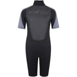 Typhoon Swarm3 Boys 3/2mm Shorty Wetsuit - Black/Graphite