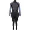 Typhoon Womens Swarm3 3/2mm Backzip Wetsuit - Black/Graphite