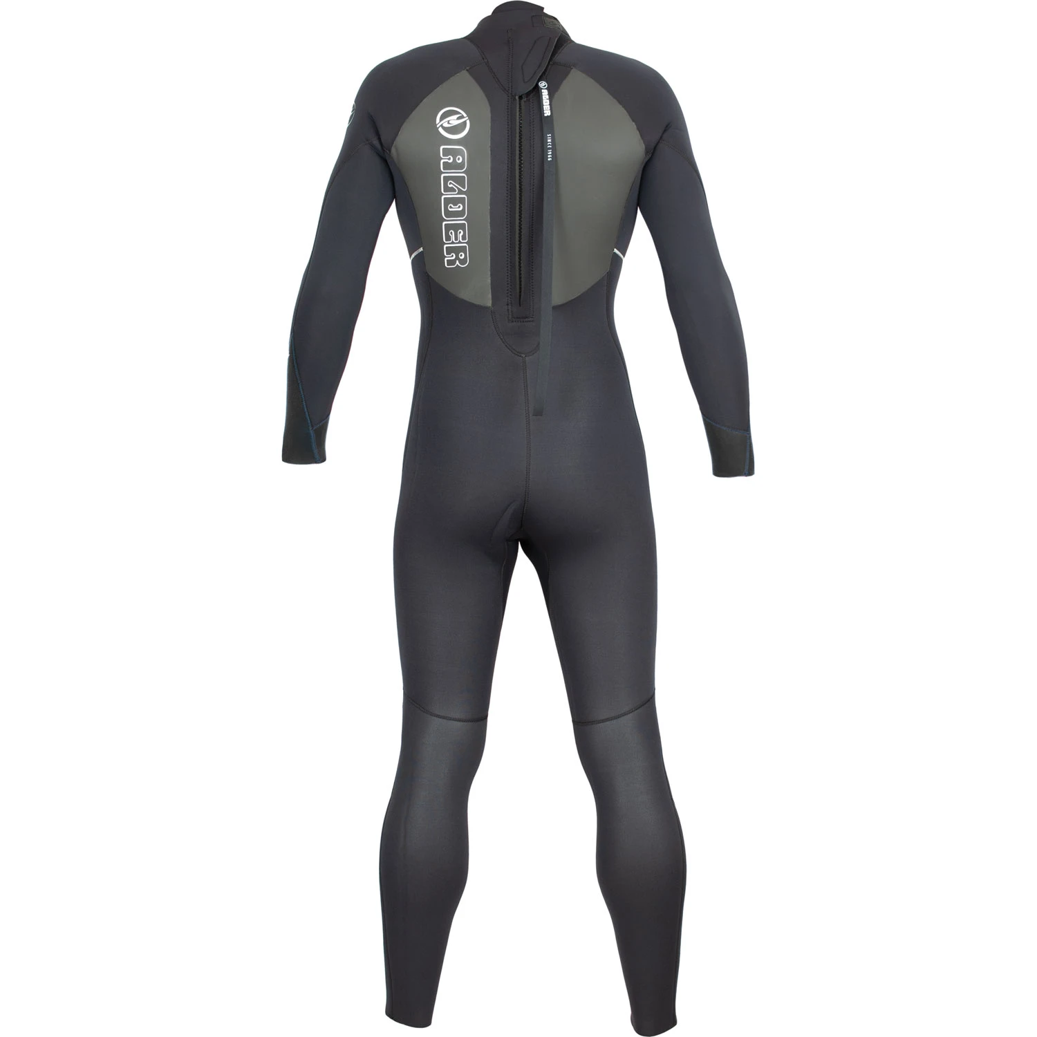 Alder Stealth 4/3mm Blindstitched Backzip Wetsuit - Black 2 Alder Stealth 4/3mm Blindstitched Backzip Wetsuit - Black - Image 2