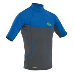 Palm NeoFlex Shortsleeve Top - Jet Grey/Blue