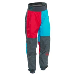 Palm Rocket Kids Pants - Aqua/Red